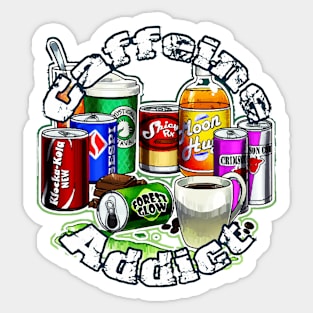 Caffeine Addict Sticker